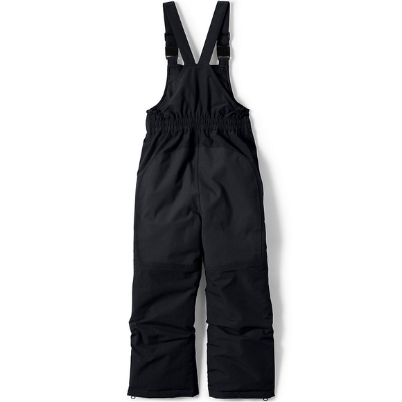 LAND’S END KIDS SQUALL WATERPROOF INSULATED IRON KNEE SNOW BIB PANTS SIZE 4 - Picture 2 of 11